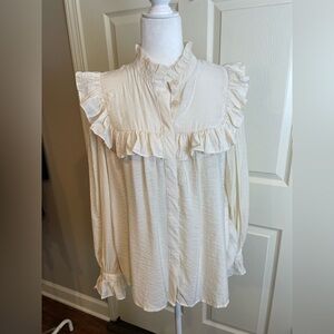 Who what wear peasant blouse large